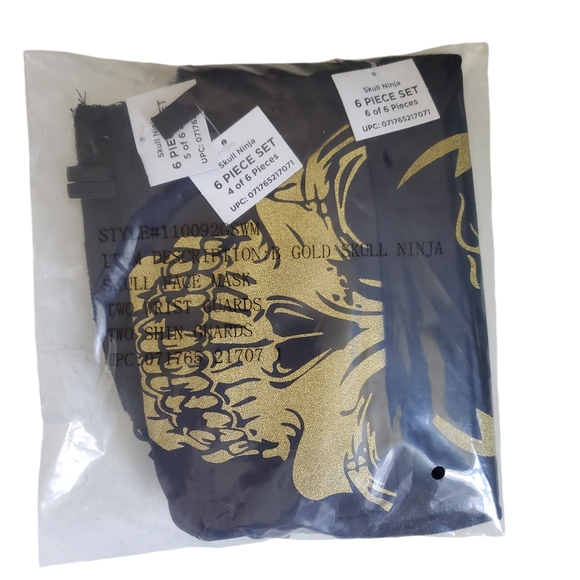 NWT Skull Ninja  Fun World Boy's Halloween Costume Size S (6/7) - Picture 8 of 13